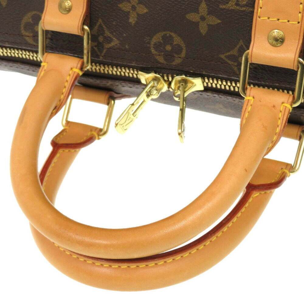 LOUIS VUITTON Authentic Brown Monogram Keepall 45 Boston Bag - Picture 6 of 11